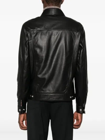 Arma Buttoned Flap-pockets Shirt Jacket In Black