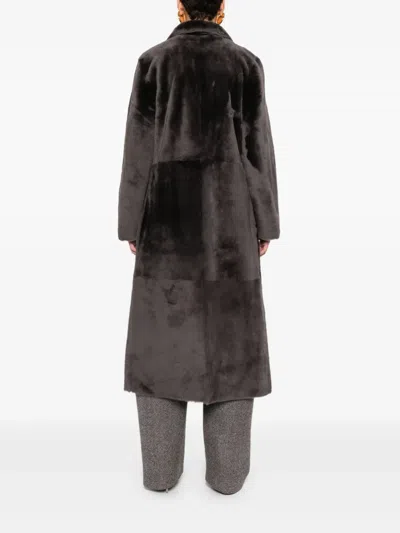 Arma Reversible Single-breasted Coat In Brown