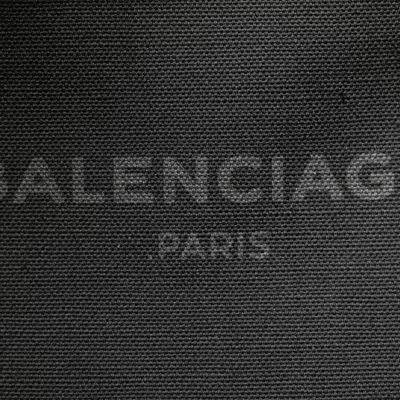 Pre-owned Balenciaga Black Canvas Leather Tote Bag ()