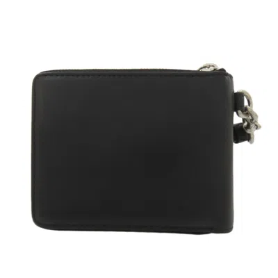 Pre-owned Balenciaga Black Leather Wallet (bi-fold) ()