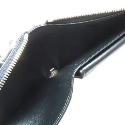 Pre-owned Balenciaga Black Leather Wallet (bi-fold) ()