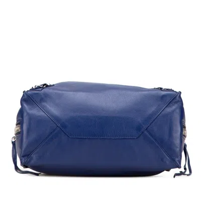 Pre-owned Balenciaga Blue Leather Tote Bag ()