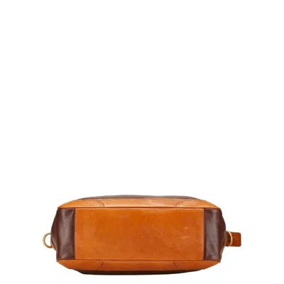 Pre-owned Bally Brown Leather Shoulder Bag Tote Bag ()