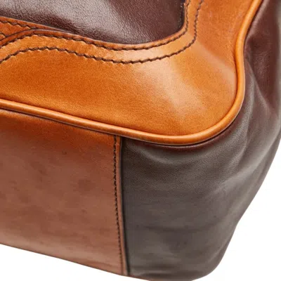 Pre-owned Bally Brown Leather Shoulder Bag Tote Bag ()