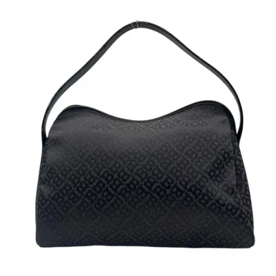 Pre-owned Bally Black Canvas Leather Handbag Tote Bag ()