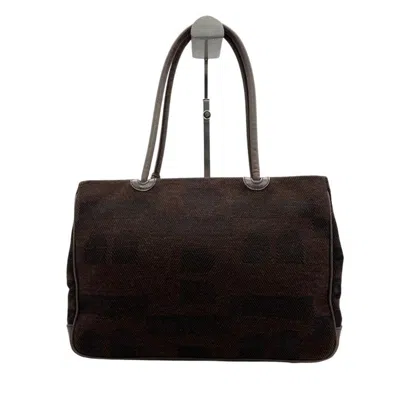 Pre-owned Bally Brown Wool Leather Tote Bag ()