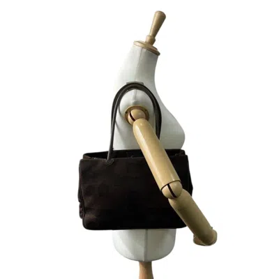 Pre-owned Bally Brown Wool Leather Tote Bag ()