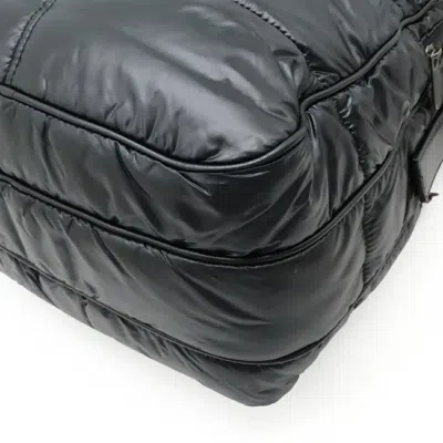 Pre-owned Bottega Veneta Black Nylon Leather Shoulder Bag ()