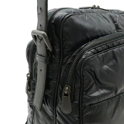 Pre-owned Bottega Veneta Black Nylon Leather Shoulder Bag ()
