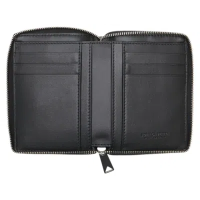 Pre-owned Bottega Veneta Black Leather Wallet (bi-fold) ()