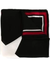 GIVENCHY GIVENCHY '17' SCARF - BLACK,17F962396511310141