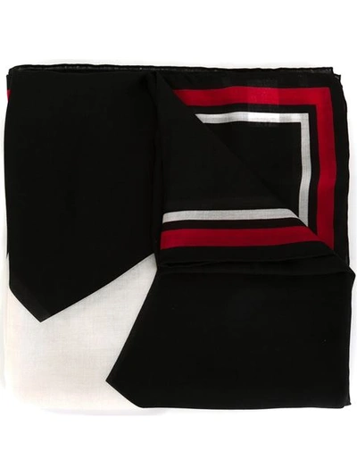 Shop Givenchy '17' Scarf - Black