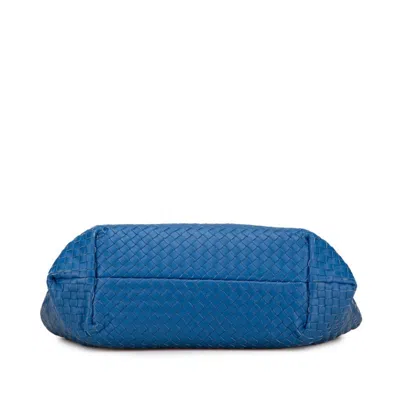 Pre-owned Bottega Veneta Intrecciato Blue Intrecciato Tote Bag ()