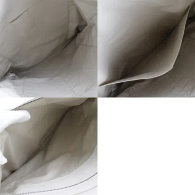 Pre-owned Bottega Veneta Leggero Satchel Leather Ecru Leather Backpack Bag () In Sand