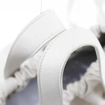 Pre-owned Bottega Veneta Leggero Satchel Leather Ecru Leather Backpack Bag () In Sand