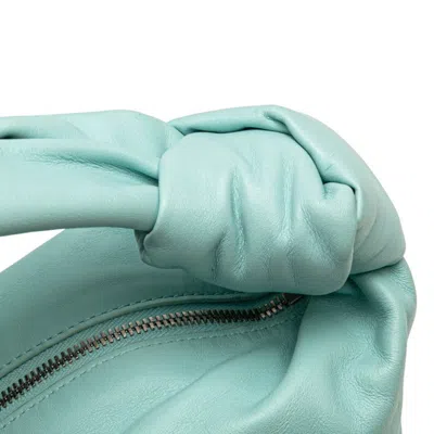 Pre-owned Bottega Veneta Light Blue Leather Handbag Shoulder Bag ()