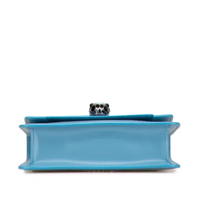 Pre-owned Bvlgari Blue Leather Shoulder Bag ()