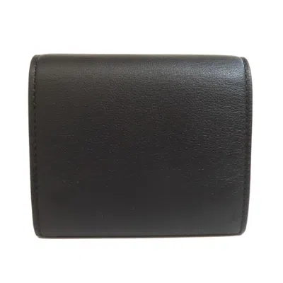 Pre-owned Cartier Black Leather Coin Purse/coin Case ()