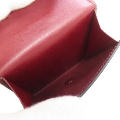 Pre-owned Cartier Black Leather Coin Purse/coin Case ()