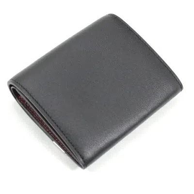 Pre-owned Cartier Black Bordeaux Leather Coin Purse/coin Case () In Multi