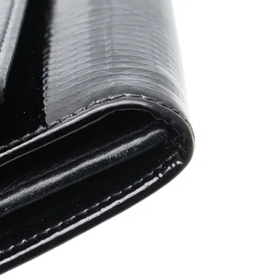 Pre-owned Cartier Black Long Wallet (bi-fold) ()