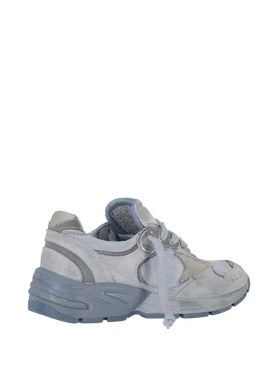 Golden Goose Running Dad New Net And Suede Upper Nabuk Star And Heel Suede Star In Multi