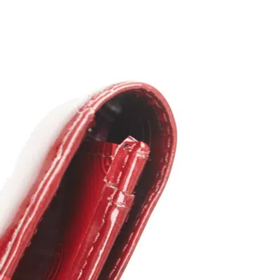 Pre-owned Cartier Wine Red Long Wallet (bi-fold) () In Burgundy
