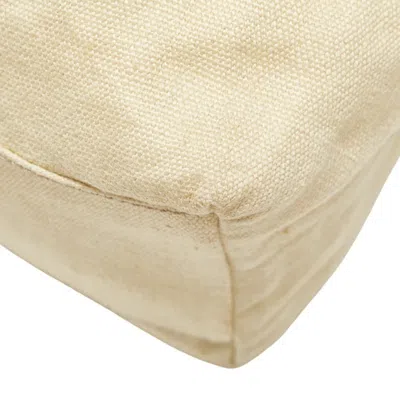 Pre-owned Celine Beige Yellow Canvas Leather Tote Bag () In Multi