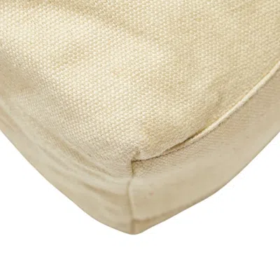 Pre-owned Celine Beige Yellow Canvas Leather Tote Bag () In Multi