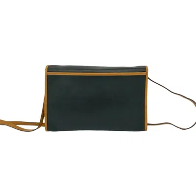 Pre-owned Celine Black Brown Leather Pochette Shoulder Bag () In Multi