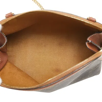 Pre-owned Celine Black Brown Pvc Leather Shoulder Bag () In Multi