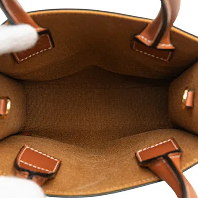 Pre-owned Celine Black Brown Pvc Leather Shoulder Bag Tote Bag () In Multi