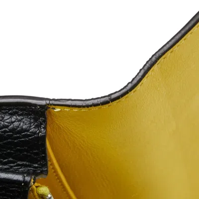 Pre-owned Celine Black Leather Long Wallet (bi-fold) ()