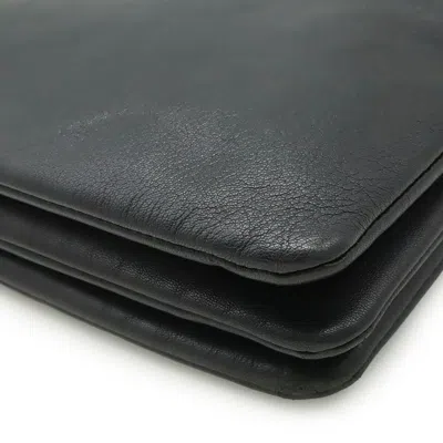 Pre-owned Celine Black Leather Pochette Shoulder Bag ()