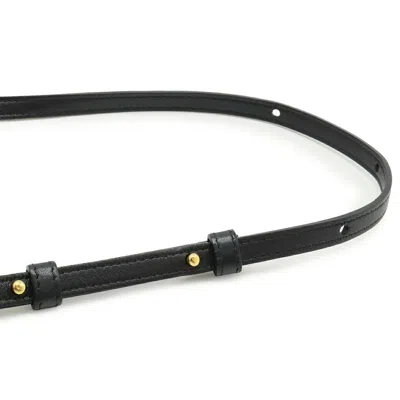 Pre-owned Celine Black Leather Pochette Shoulder Bag ()