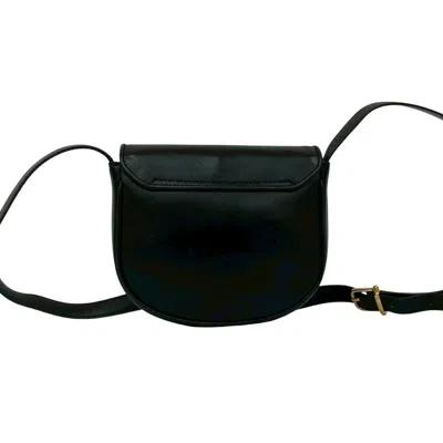 Pre-owned Celine Black Leather Pochette Shoulder Bag ()