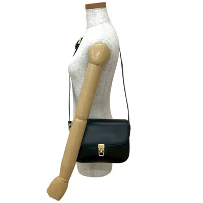 Pre-owned Celine Black Leather Pochette Shoulder Bag ()