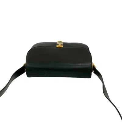 Pre-owned Celine Black Leather Pochette Shoulder Bag ()