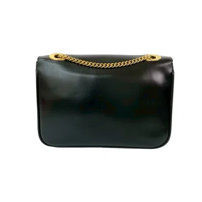 Pre-owned Celine Black Leather Pochette Shoulder Bag ()