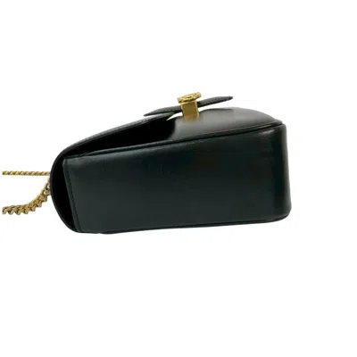 Pre-owned Celine Black Leather Pochette Shoulder Bag ()
