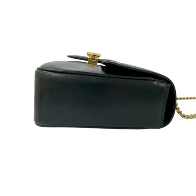 Pre-owned Celine Black Leather Pochette Shoulder Bag ()