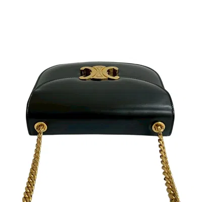 Pre-owned Celine Black Leather Pochette Shoulder Bag ()