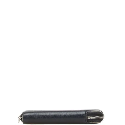 Pre-owned Celine Black Leather Wallet (bi-fold) ()
