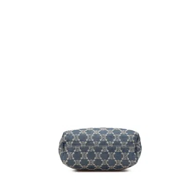 Pre-owned Celine Blue Denim Leather Shoulder Bag Tote Bag ()