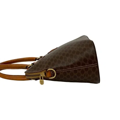 Pre-owned Celine Brown Leather Pvc Handbag Tote Bag ()