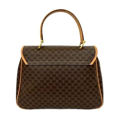 Pre-owned Celine Brown Leather Pvc Handbag Tote Bag ()