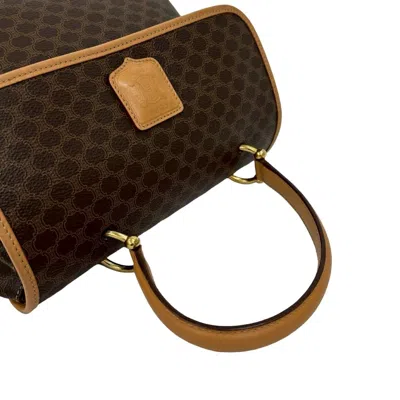 Pre-owned Celine Brown Leather Pvc Handbag Tote Bag ()