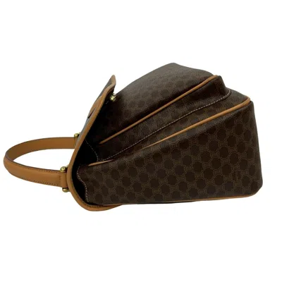 Pre-owned Celine Brown Leather Pvc Handbag Tote Bag ()