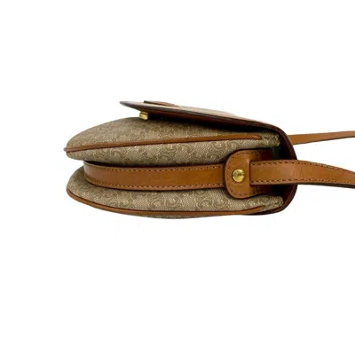 Pre-owned Celine Brown Leather Pvc Pochette Shoulder Bag ()