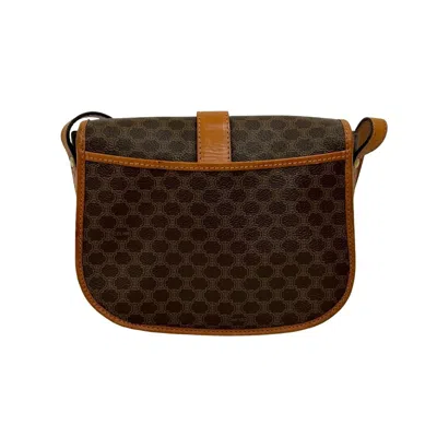 Pre-owned Celine Brown Leather Pvc Pochette Shoulder Bag ()